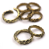 Brass Split Ring Open Rings Key Split Ring Key Ring Chain Connect Ring